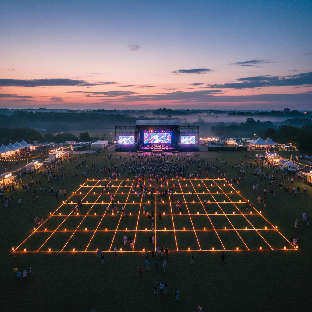 フェスティバル空撮